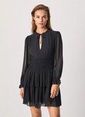 Pepe Jeans Abito Mini Romantico Lucy PL953018 999 black