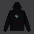 Dolly Noire Felpa da uomo con cappuccio Logo Classic Hoodie sw379-sa-03 nero verde