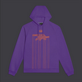 Dolly Noire Felpa da uomo con Cappuccio Control Hoodie sw422-sc-02 viola