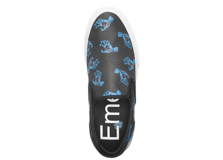 Emerica Wino G6 Slip-On X Santa Cruz 6107000242 Sneakers Skate Blu Nero Bianco