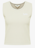 Lee Canotta da donna Cropped Crew Tank LQ24WKNQ ecru