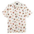 Vans camicia da uomo manica corta a fantasia Stickers VN0007WX3KS1 antique white