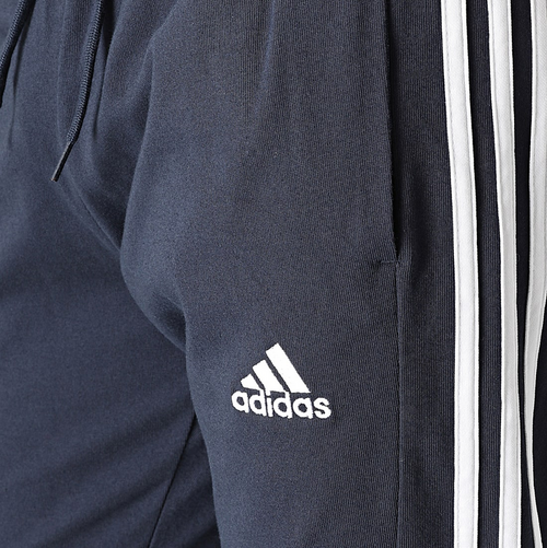 Adidas Pantalone sportivo da uomo in jersey 3 Strisce IC0045 legion ink