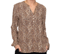 b.young camicia con scollo a V da donna Bymmjoella V Neck 20811208 201901 iced coffee mix