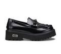 Cult Scarpa Mocassino da donna con borchia Slash 3487 nero