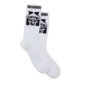 Mushroom Calza logo 43011-05 bianco taglia unica