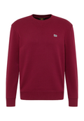 Lee Felpa Girocollo da uomo Plain Crew Sweatshrt 112341661 bordò