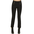 Relish pantalone casual NORY_B vita alta crop con bottoni RDA2307036004 1199 nero