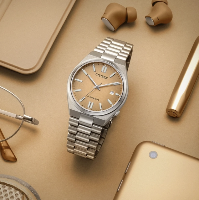 Citizen TSUYOSA Automatic 8210 Orange Dial – Orologio Meccanico Uomo – Cod. NJ0159-86Z