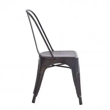 Sedia Gardena - Sedia in metallo con dimensioni di cm 53 x 45 x 85 h