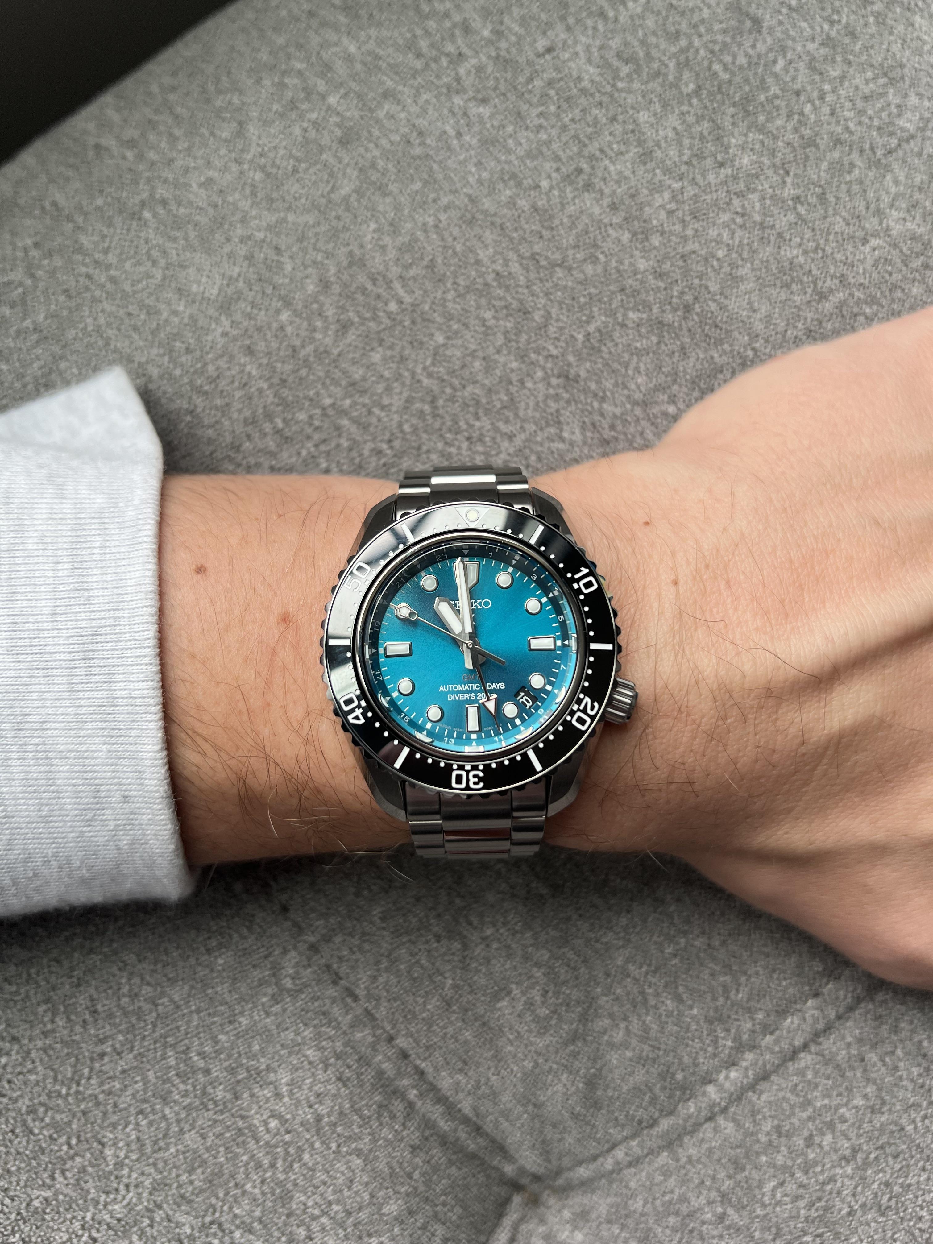 Seiko SPB475 – Automatico Diver GMT – Quadrante Blue-Green – Cassa 42 mm – Codice SPB475