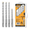 Set 4 punte per trapano sds plus