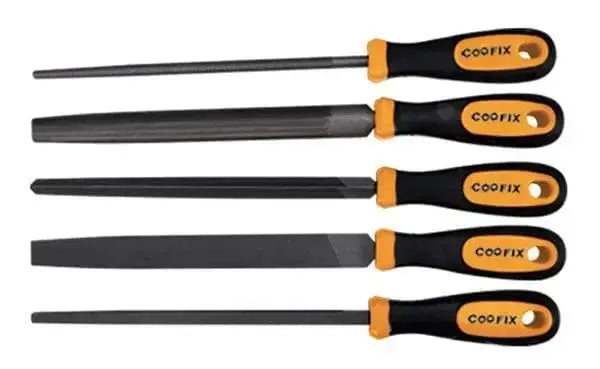Set 5 lime per acciaio