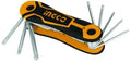Set 8 chiavi torx pocket ingco
