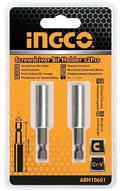 Set porta bit inserto 2pz 60mm magnetico ingco