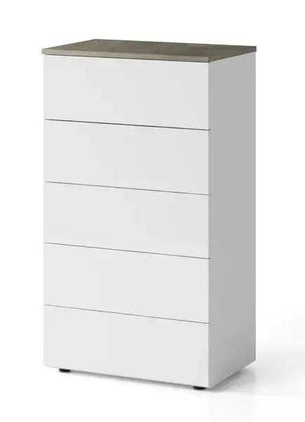 Settimanile 5cassetti 61x40h109h bianco artik