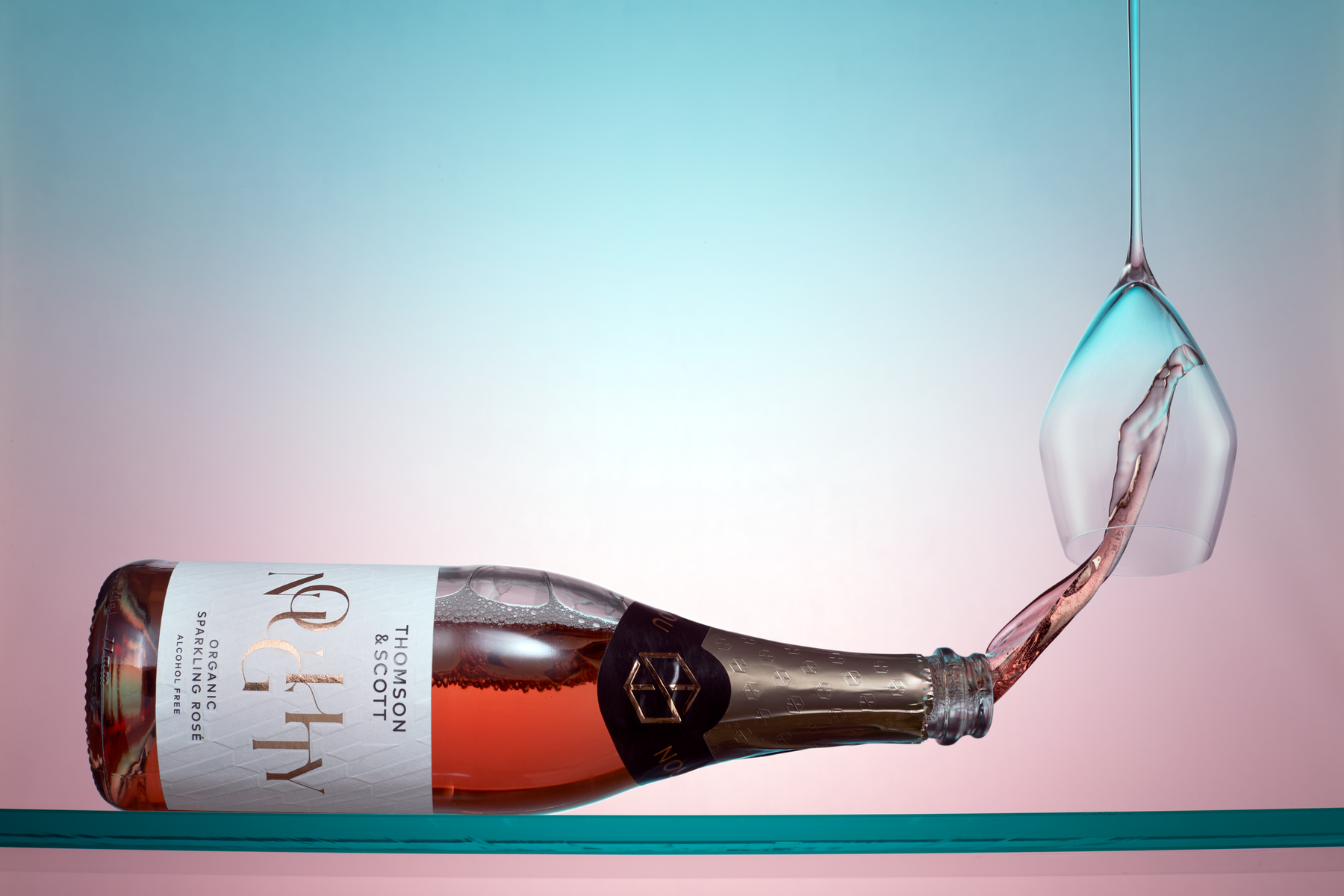 Thomson & Scott - "Noughty" Alcohol Free Sparkling Rosé NV