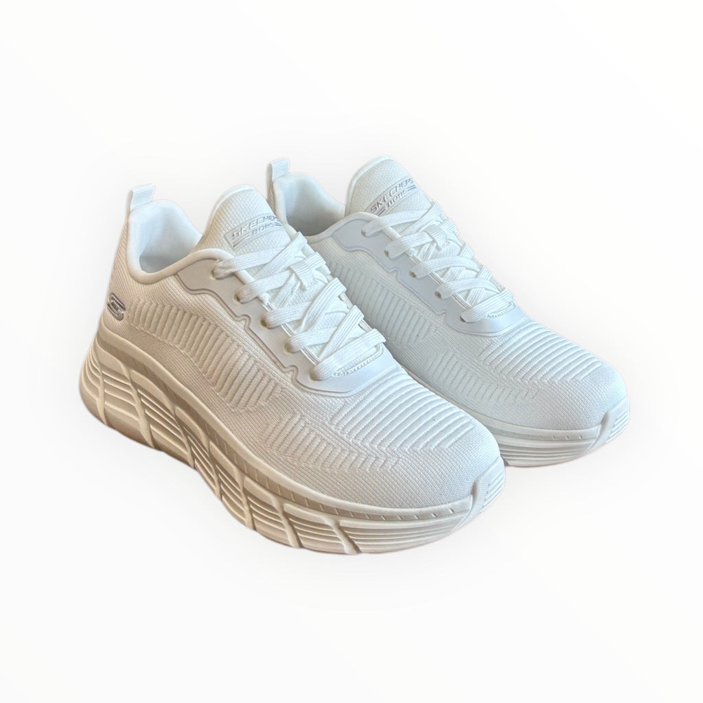 Skechers BOBS B Flex Hi Flying Hi Lifestyle Sneakers Donna Bianco 117385