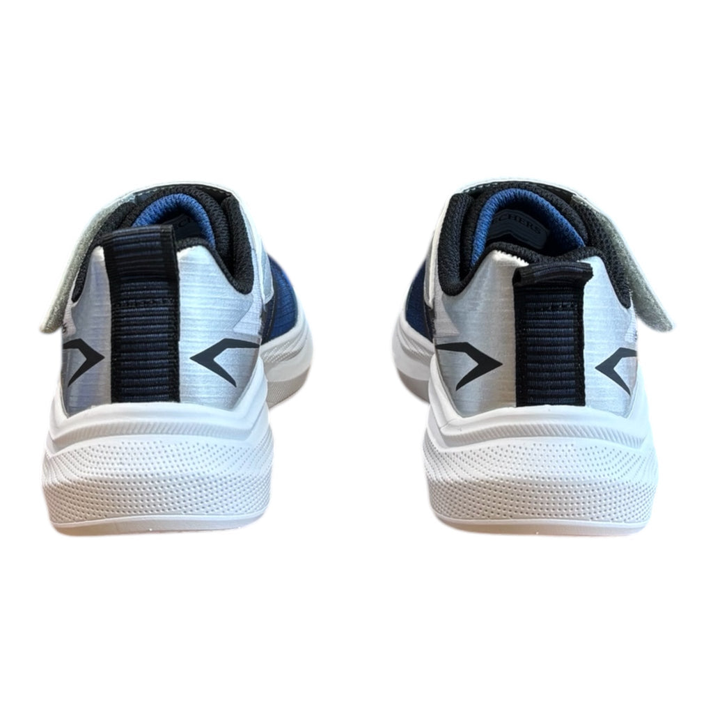 Skechers Microspec Velocity 404125L NVSL Navy/Silver Bambino