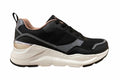 Skechers Rovina Clean Sheen Sneakers Casual Donna Nero 155046