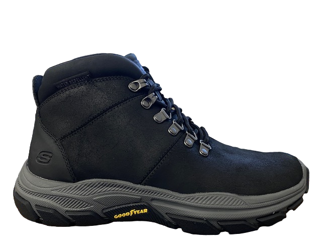 Skechers Respected Esmont Scarponcino Uomo Nero Idrorepellente - 204453-BLK