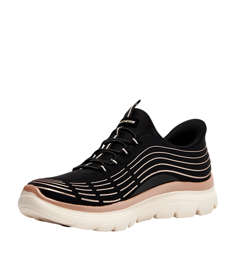 Skechers Slip-ins Summit Plus 150611/BKRG - Scarpa Donna Nera