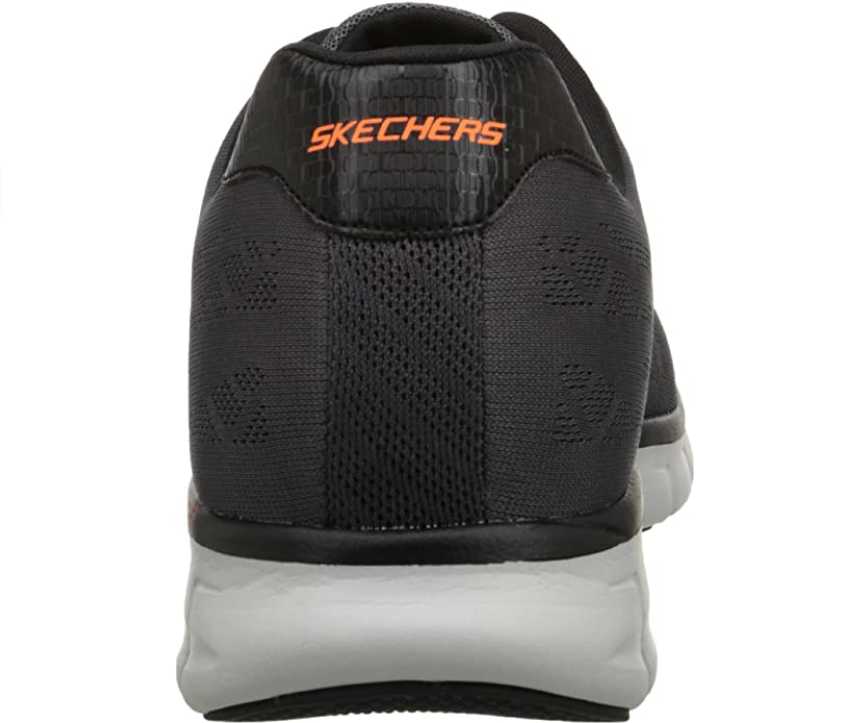 Skechers Synergy Fine Tune 51524 CCBK Scarpe Uomo Nero Grigio - Pelle Premium