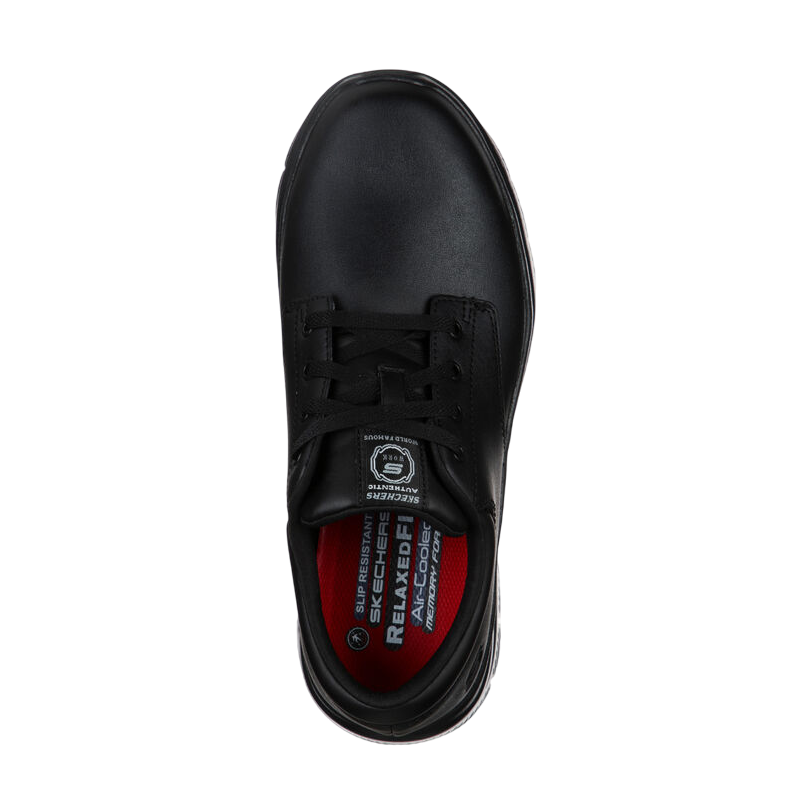 Skechers Scarpe Lavoro Uomo Work Flex Advantage SR Fourche Nero - 77513EC