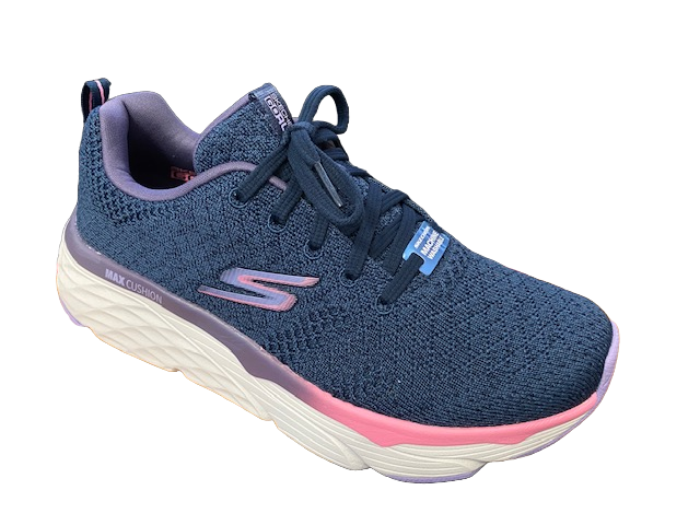 Skechers Max Cushioning Elite Clarion 128564/NVPR - Scarpe Donna Massima Ammortizzazione Lavabili