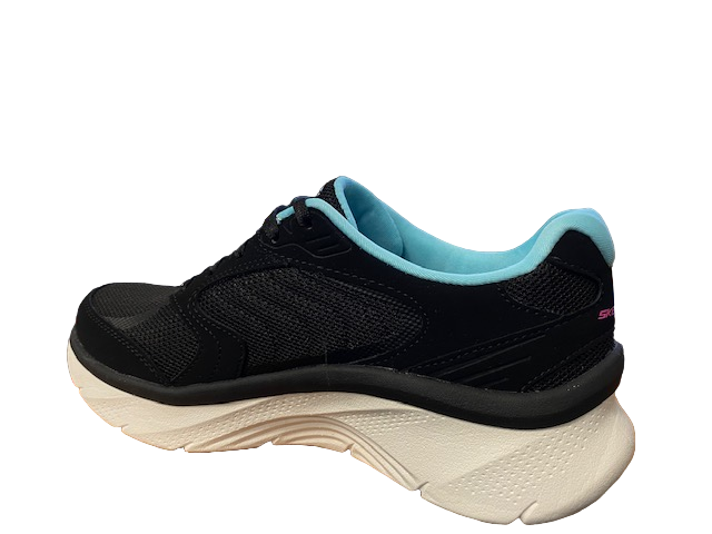 Skechers Arch Fit D'Lux 149686/BKBL - Scarpe Donna Supporto Plantare Podologico Piedi Larghi