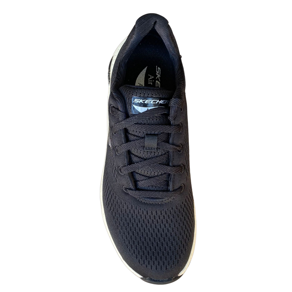Skechers Arch Fit Big Appeal 149057-BKW Black White Sneaker Donna Supporto Plantare Podologi Lavabile