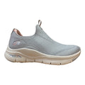 Skechers Arch Fit Keep IT UP 149415 - Sneakers Donna Supporto Plantare Grigio Rosa -30%