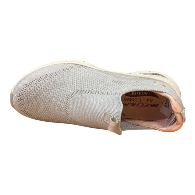 Skechers Arch Fit Keep IT UP 149415 - Sneakers Donna Supporto Plantare Grigio Rosa -30%