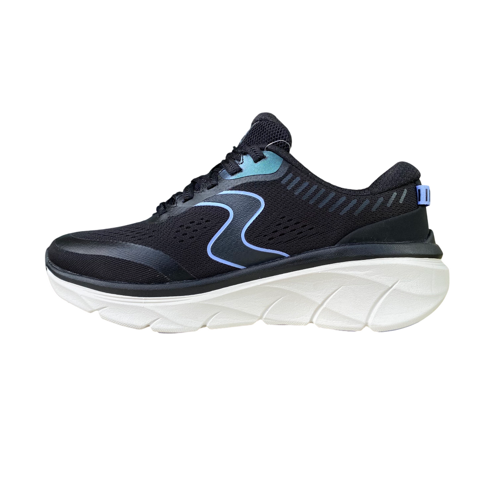 Skechers scarpa sneakers da donna D'Lux Walker 2.0 Active Pace nero-lavanda