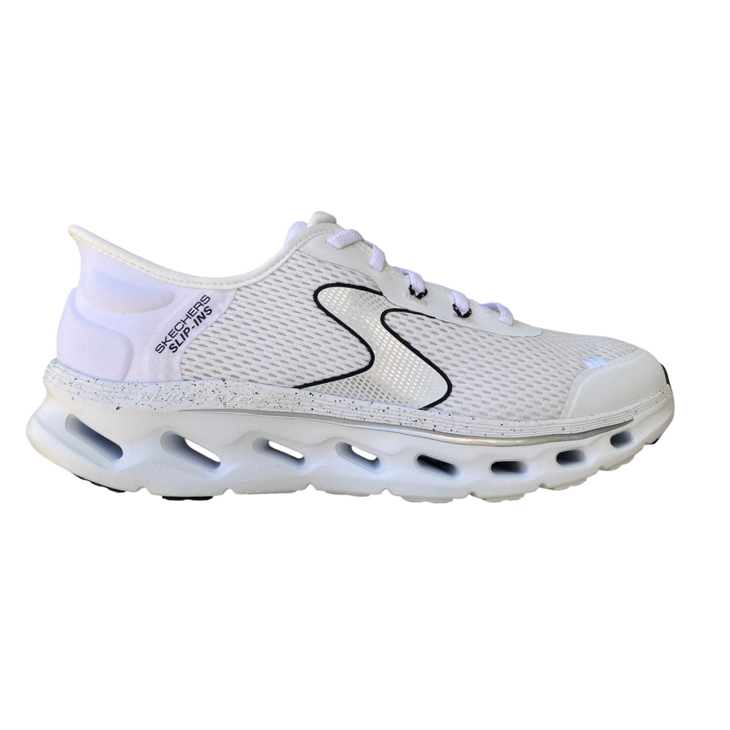 Skechers scarpa sneakers da donna Slip-ins: GO WALK Glide-Step 2.0 125116/WBK bianco