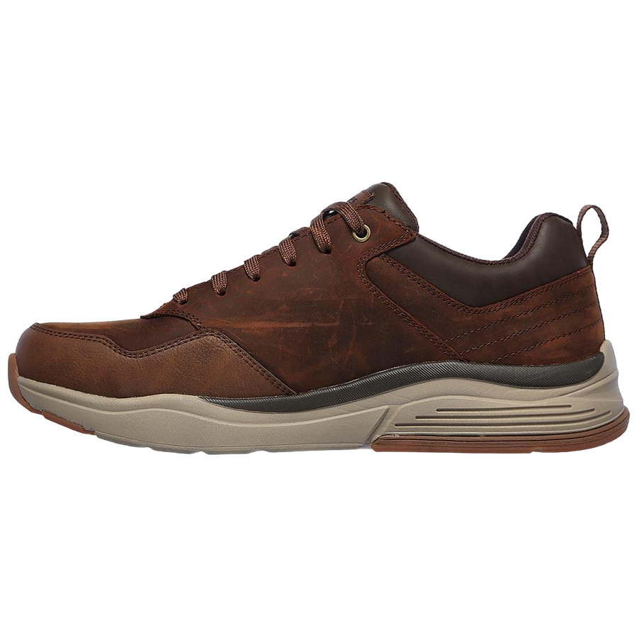 Skechers Sneakers Uomo Benago Hombre 210021-CDB Marrone Impermeabile Memory Foam