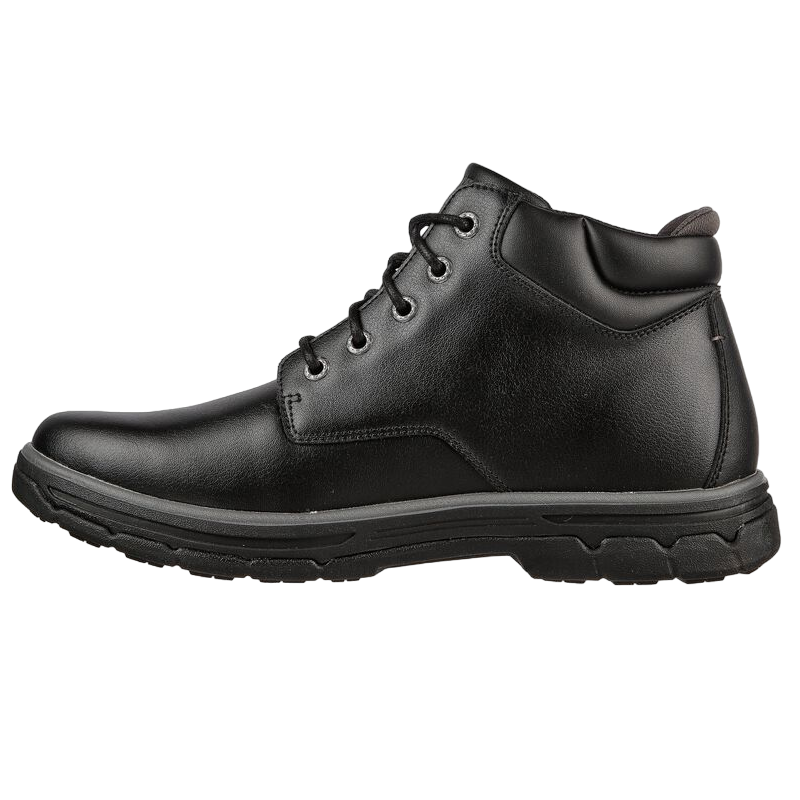 Skechers Scarponcino Uomo Segment 2.0 Brogden 204394-BLK Nero Memory Foam
