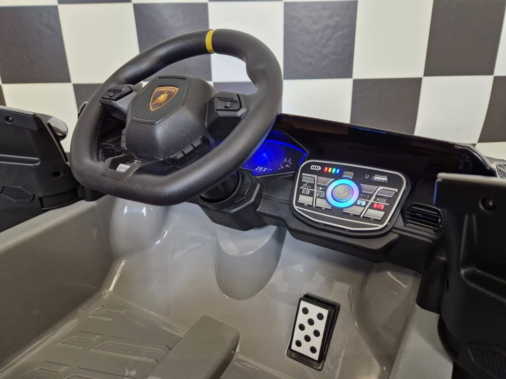 Auto Elettrica per Bambini Lamborghini Huracan STO 12 V – Grigia
