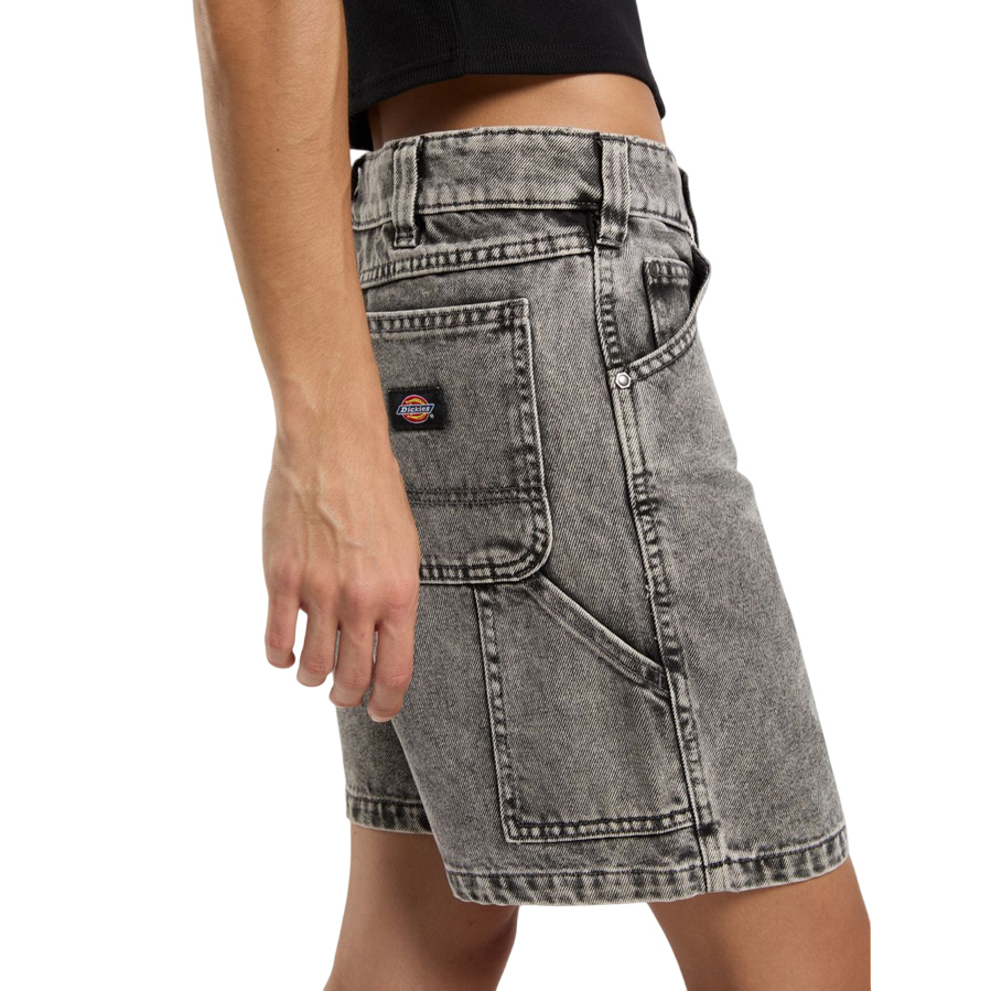 Dickies pantaloncino denim da donna DK0A4Y88J811 grigio chiaro