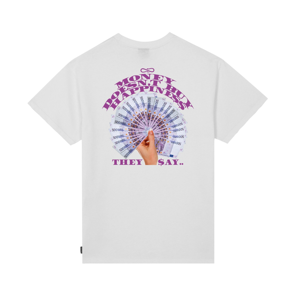 Propaganda maglietta manica corta da uomo Happiness 25SSPRTS917 bianco