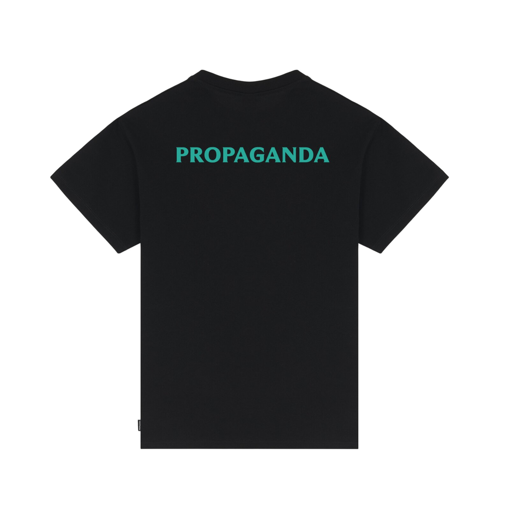 Propaganda maglietta manica corta da uomo Logo Fire 25SSPRTS833 nero