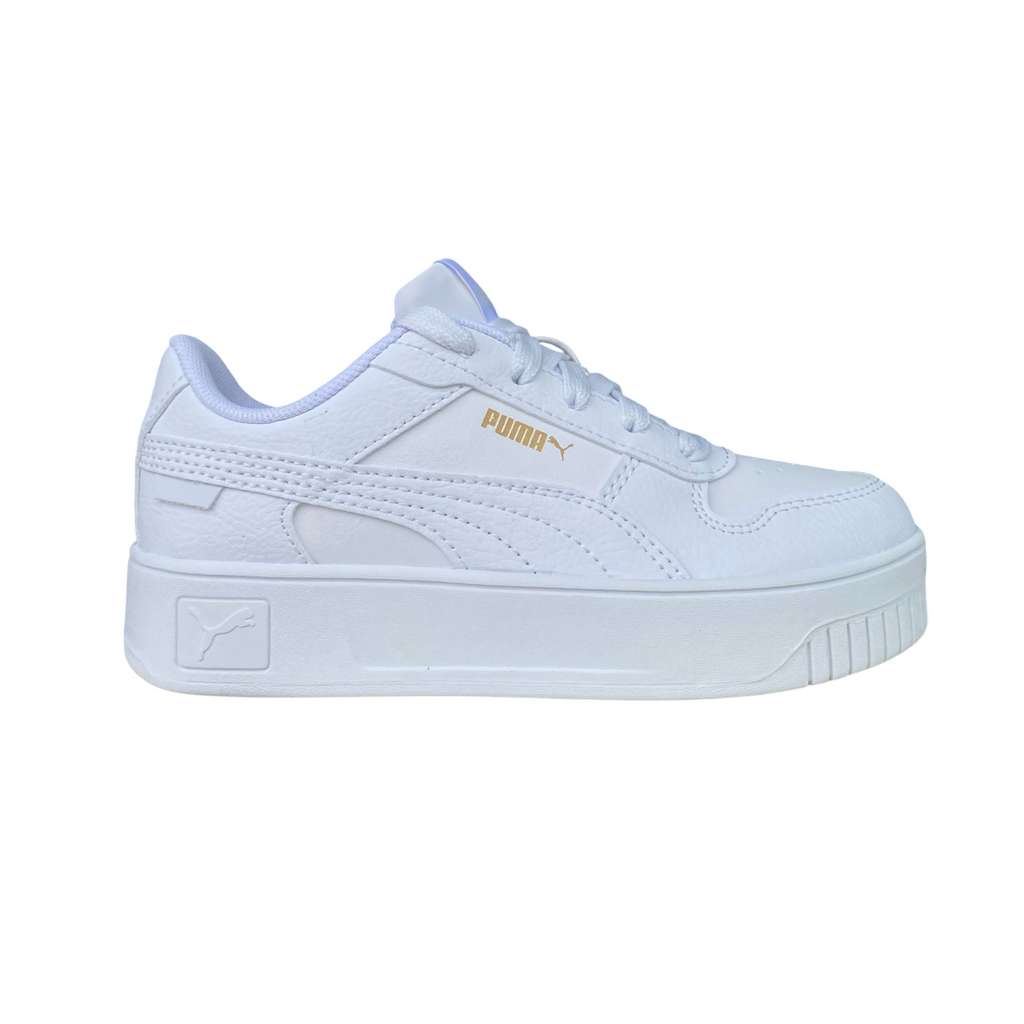 Puma scarpa sneakers junior Carina Street 393847-01 bianco