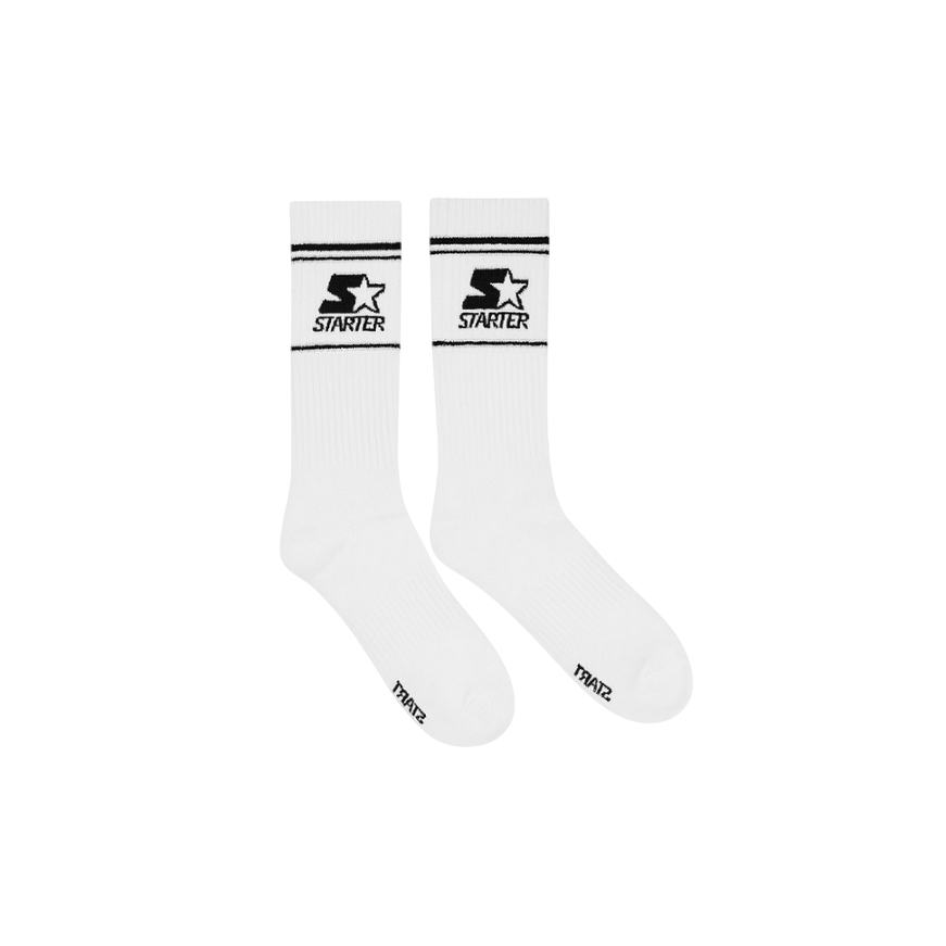 Starter Calza Unisex Junior Media Altezza - ST0247 Bianco