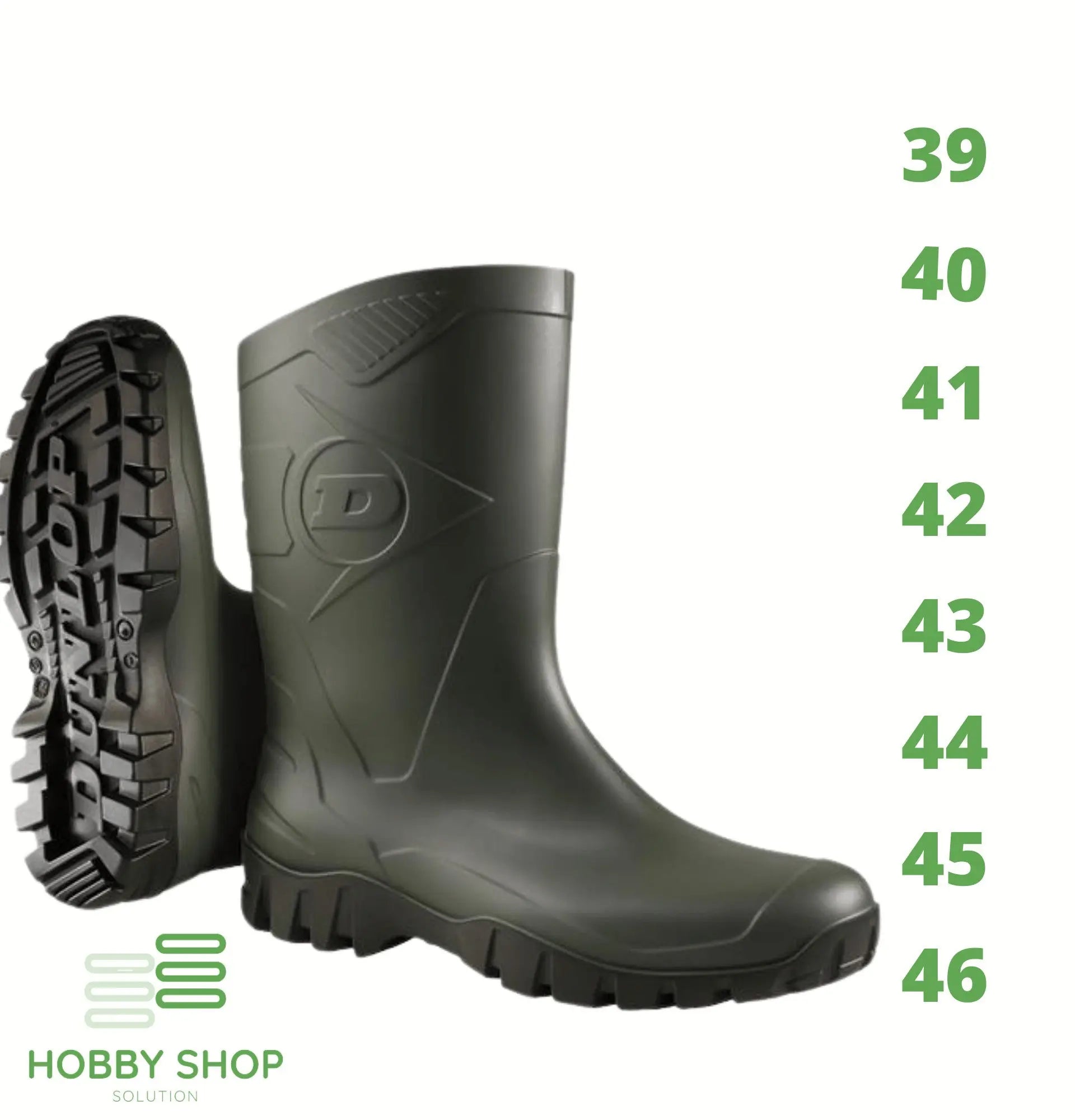 Stivali Dunlop Dee Tronchetto - PVC morbido, suola antiscivolo