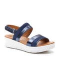 Stonefly sandalo casual da donna Aqua III 11 in pelle laminata 213783 100 limo blu