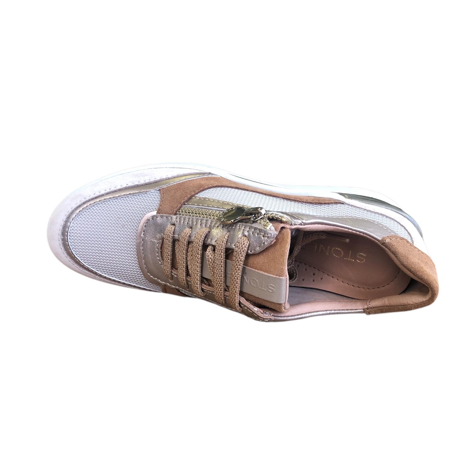 Stonefly Sneakers Donna Cream 52 220740 9YO Beige Marrone