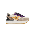 Sun68 scarpa sneakers da donna Big Stargirl Mix Z44218 31 bianco-panna