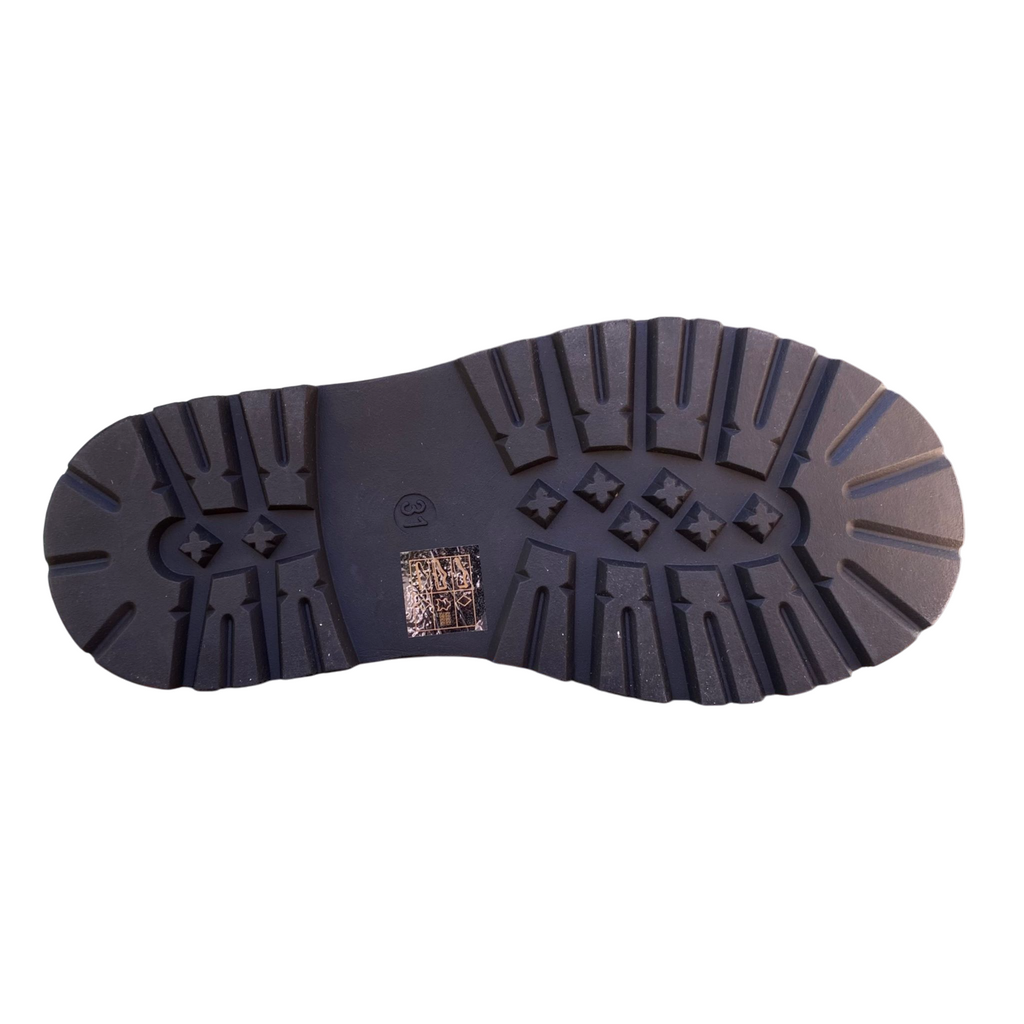 Cult Stivaletto Junior T-380 3540 Nero con Lacci e Cerniera