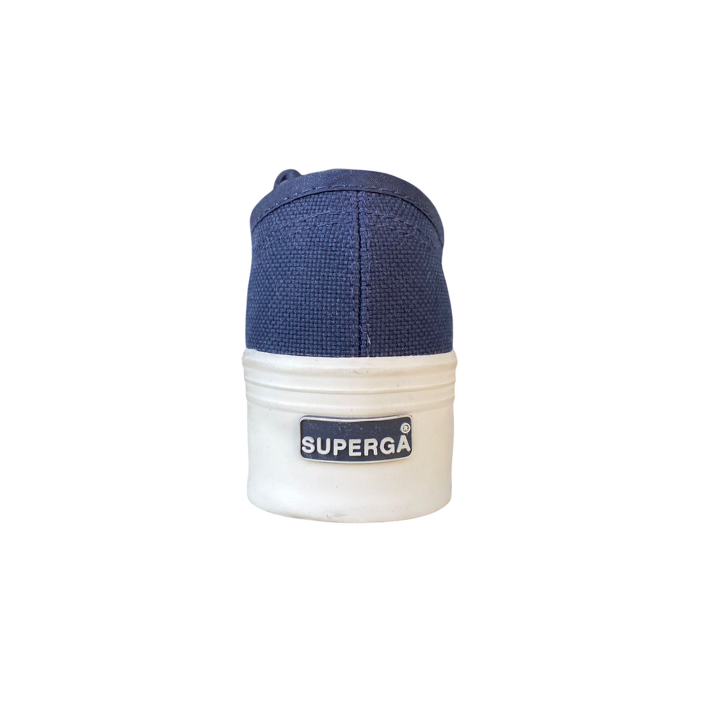Superga scarpa sneakers da donna con zeppa 2790 S9111LW AO8 blu
