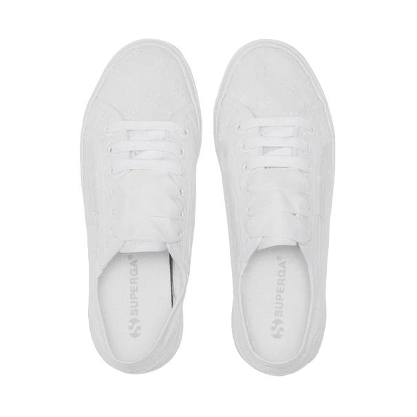 Superga 2740 Flower Sangallo Lifestyle Sneakers Donna Bianco - S2148KW